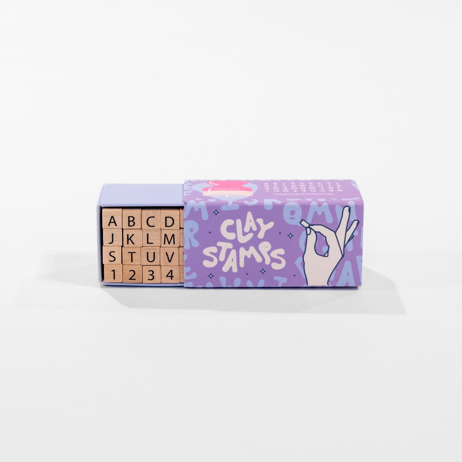 Clay Letter Stamp Sets