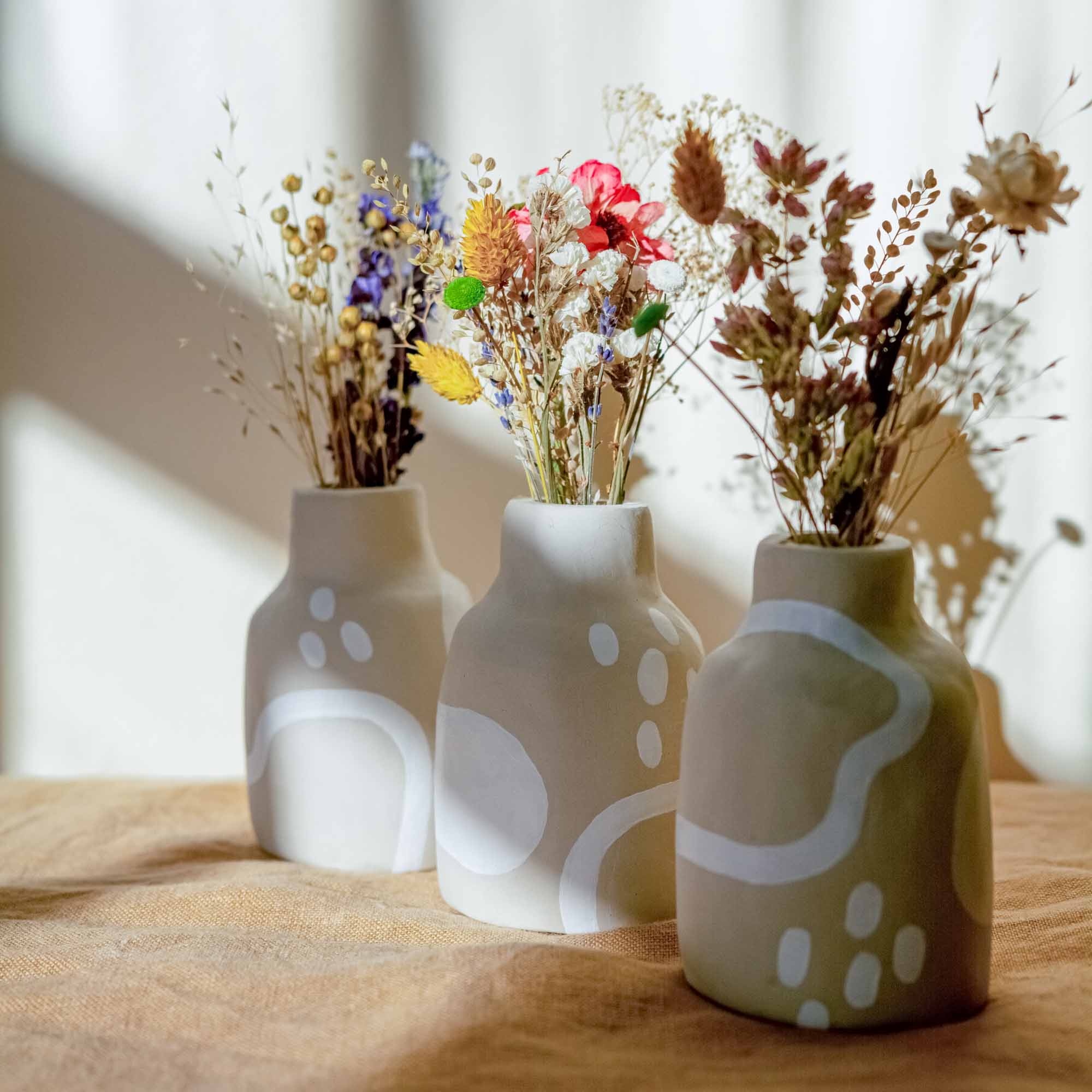 Dried Flower Vase Pottery Kit